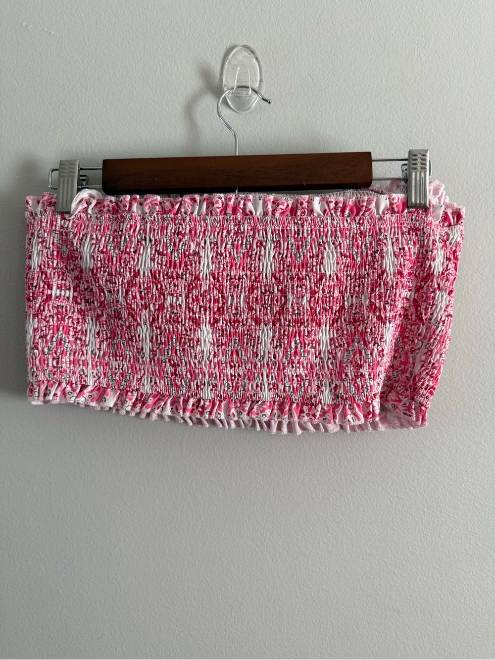 Pink Printed Ruffle Tiered Mini Skort Set - Picture 3 of 9